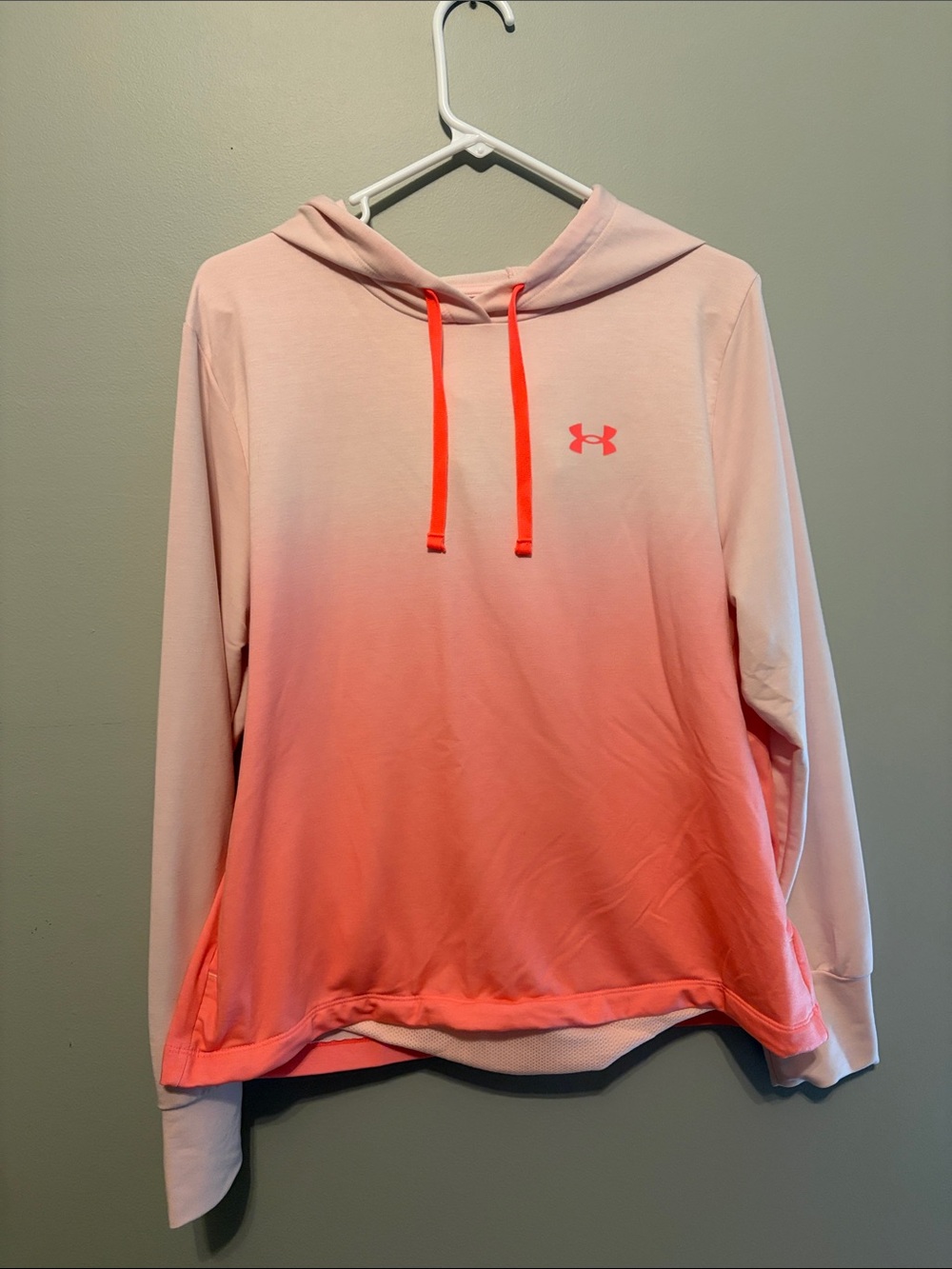Under Armour Pink to Coral Gradient Hoodie